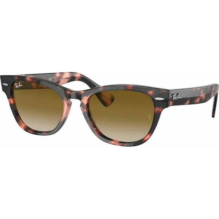 Ray‑Ban Laramie Unisex Γυαλιά Ηλίου – Καφέ Ταρταρούγα Κοκκάλινο Σκελετό, Καφέ Ντεγκραντέ Φακό RB2201-133451
