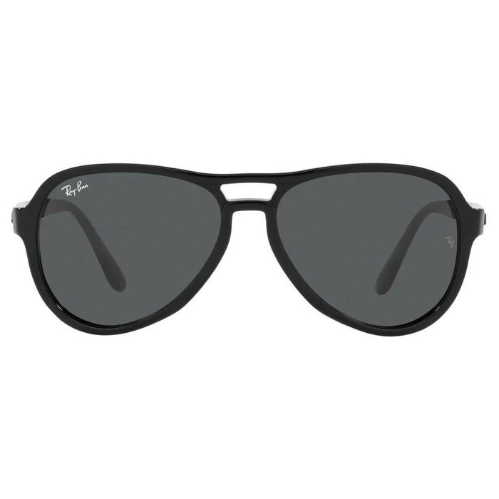 Ray Ban Vagabond Unisex Γυαλιά Ηλίου RB4355 601/B1 — Μαύρος Κοκκάλινος Σκελετός, Μαύρος Φακός, 58/15/140