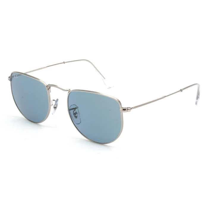 Γυαλιά Ηλίου Ray Ban Elon RB3958 Ασημί Μεταλλικός Σκελετός με Μπλε Φακούς (50/20/145)