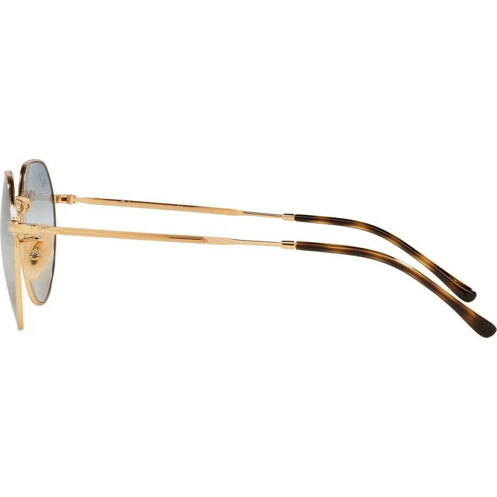 Ray Ban Jack Unisex Γυαλιά Ηλίου με Χρυσό Μεταλλικό Σκελετό και Πολύχρωμο Ντεγκραντέ Φακό RB3565 001/GD 51