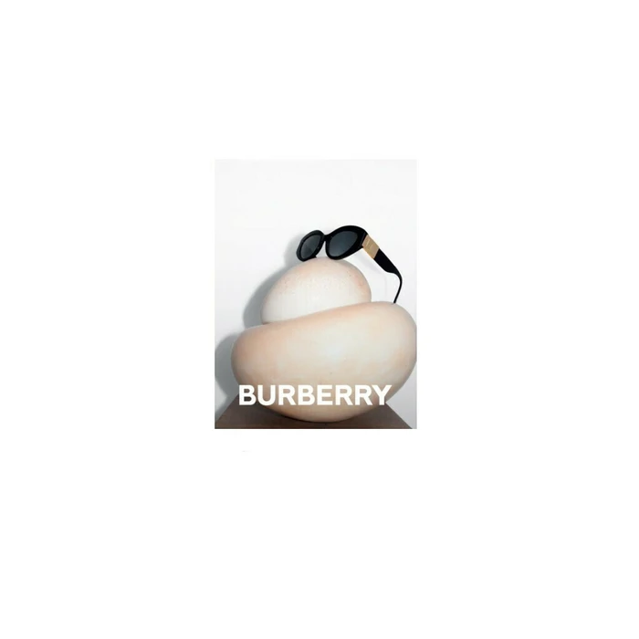 Burberry Sophia Γυναικεία Γυαλιά Ηλίου BE4361 300787 - Λευκό Κοκκάλινο Σκελετό, Γκρι Φακός (51/20/135)