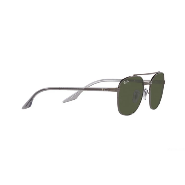 Ray Ban Unisex Γυαλιά Ηλίου RB3688 004/31 - Γκρι Μεταλλικός Σκελετός με Πράσινο Φακό