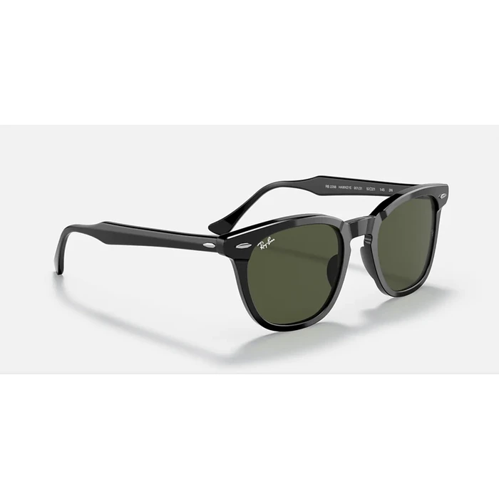 Ray Ban Unisex Γυαλιά Ηλίου RB2298 901/31 — Μαύρος κοκκάλινος σκελετός, Πράσινος φακός, Μέγεθος 52/21/145