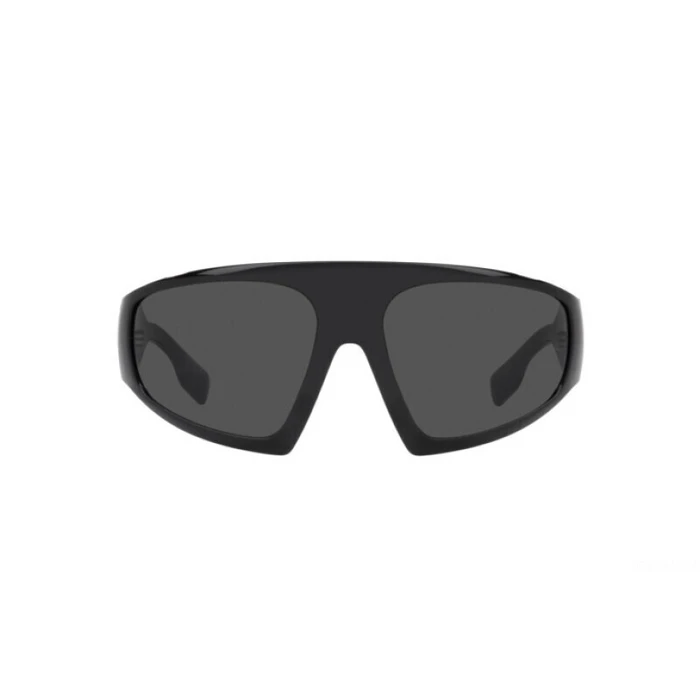 BURBERRY Auden Men's Sunglasses with Black Acetate Frame and Grey Lens BE4369 300187