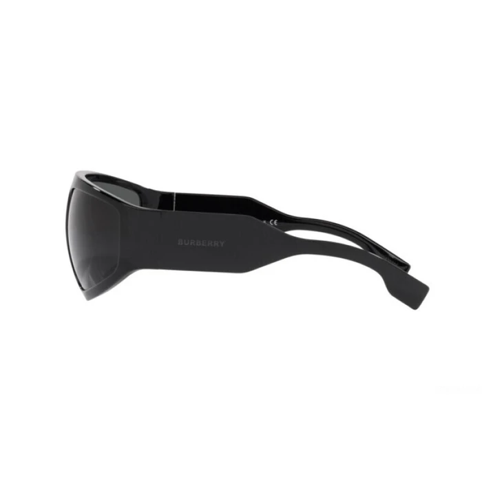 BURBERRY Auden Men's Sunglasses with Black Acetate Frame and Grey Lens BE4369 300187