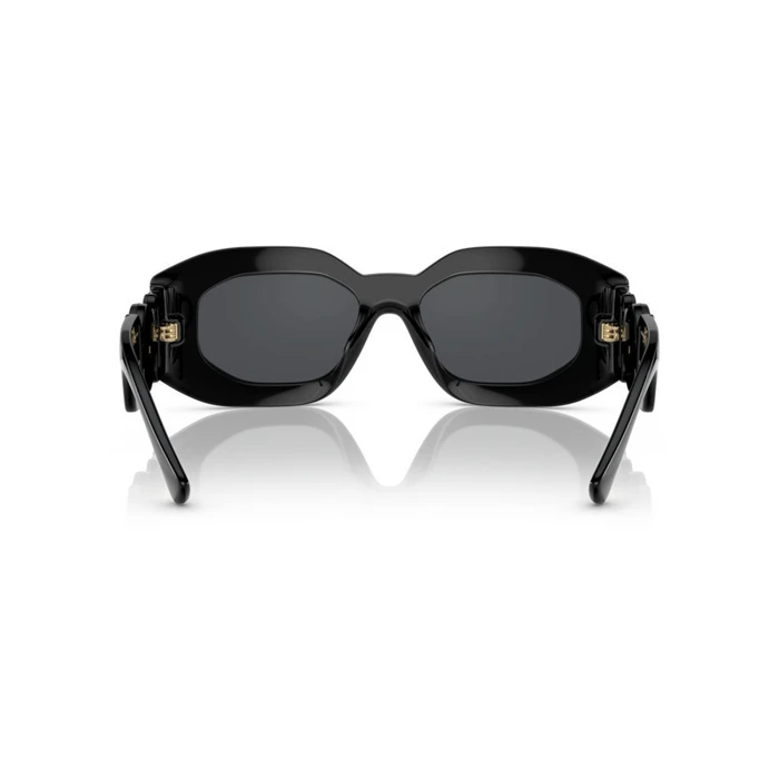 Versace Men's Sunglasses VE4425U-536087 Black Acetate Frame Grey Lens 54/18/145 mm