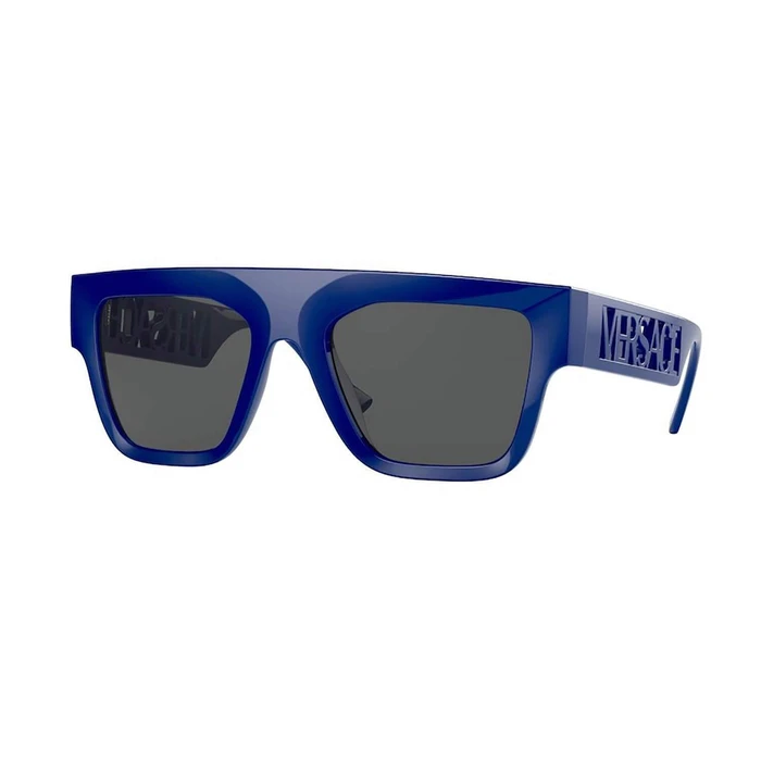 Versace Unisex Γυαλιά Ηλίου VE4430U 529487 Μπλε Κοκκάλινο Σκελετό Γκρι Φακοί