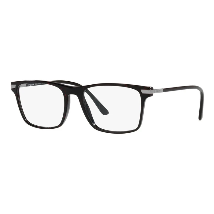 Prada Men's Acetate Eyeglass Frame PR01WV-11F1O1 — Black — 52/18/140