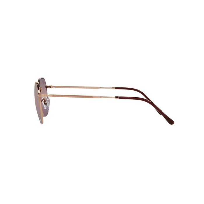 Ray Ban Jim Unisex Γυαλιά Ηλίου με Ροζ Χρυσό Μεταλλικό Σκελετό και Κόκκινο Polarized Καθρέφτη Φακό RB3694 9202/G9