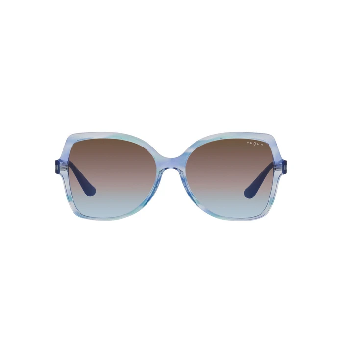 Vogue Γυναικεία Γυαλιά Ηλίου με Μπλε Μεταλλικό Σκελετό και Καφέ Ντεγκραντέ Φακό VO5488S 3060/48