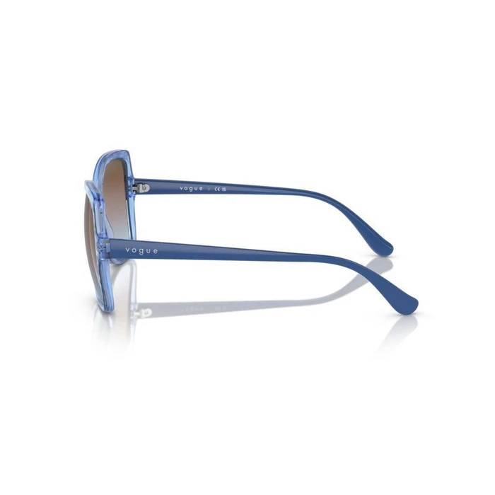 Vogue Γυναικεία Γυαλιά Ηλίου με Μπλε Μεταλλικό Σκελετό και Καφέ Ντεγκραντέ Φακό VO5488S 3060/48