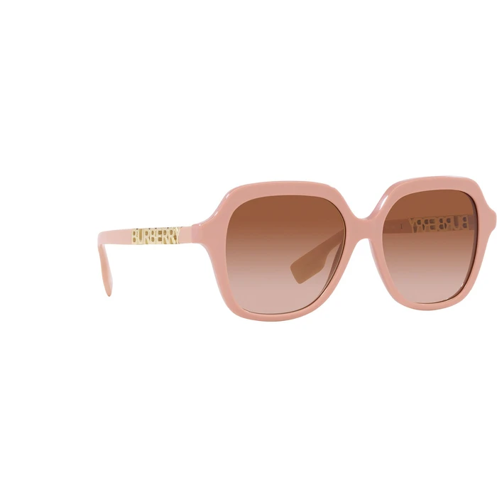 Burberry Joni Γυναικεία Γυαλιά Ηλίου BE4389-406113 – Ροζ Κοκκάλινος Σκελετός, Καφέ Ντεγκραντέ Φακοί