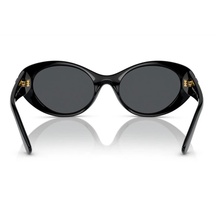 Versace Γυναικεία Γυαλιά Ηλίου VE4455U GB1/87 - Μαύρο Κοκκάλινο Σκελετό, Γκρι Φακός (53/19/140)