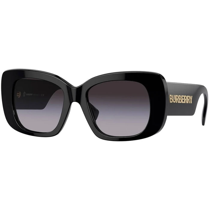 Burberry Women Sunglasses BE4410-30018G — Black Acetate Frame, Black Gradient Lens (52/18/140 mm)