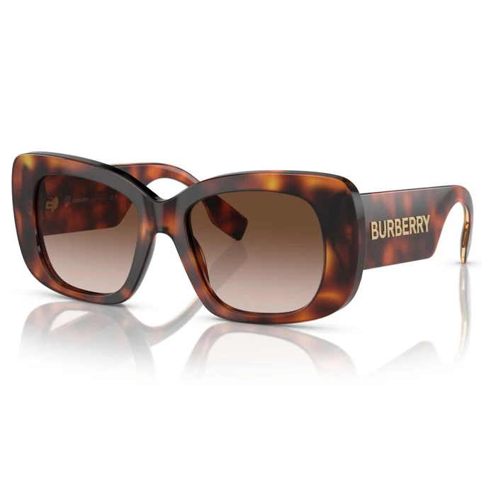 Burberry Γυναικεία Γυαλιά Ηλίου BE4410-331613 Καφέ Ταρταρούγα Κοκκάλινο Σκελετό Καφέ Ντεγκραντέ Φακό 52/18/140