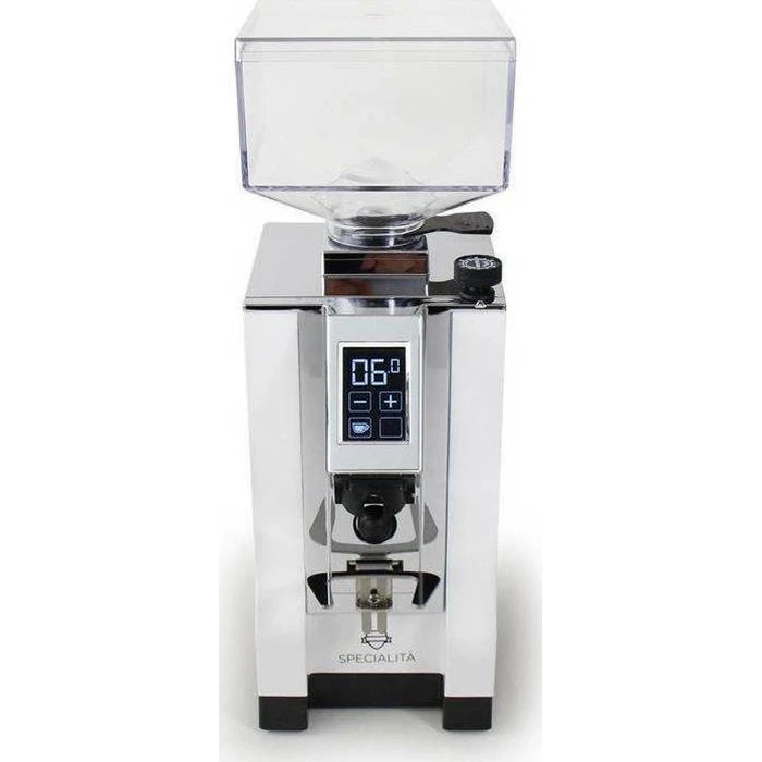 Eureka Mignon Specialita Chrom Weiss - Ηλεκτρικός μύλος άλεσης espresso 55mm (Χρώμιο/Λευκό)
