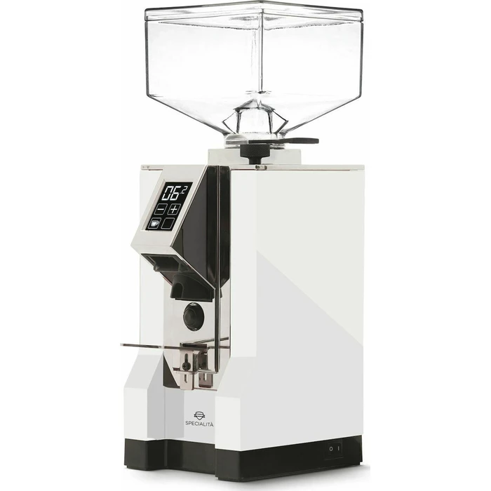 Eureka Mignon Specialita Chrom Weiss - Ηλεκτρικός μύλος άλεσης espresso 55mm (Χρώμιο/Λευκό)