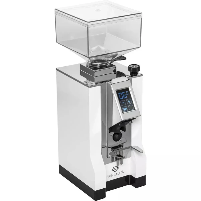 Eureka Mignon Specialita Chrom Weiss - Ηλεκτρικός μύλος άλεσης espresso 55mm (Χρώμιο/Λευκό)