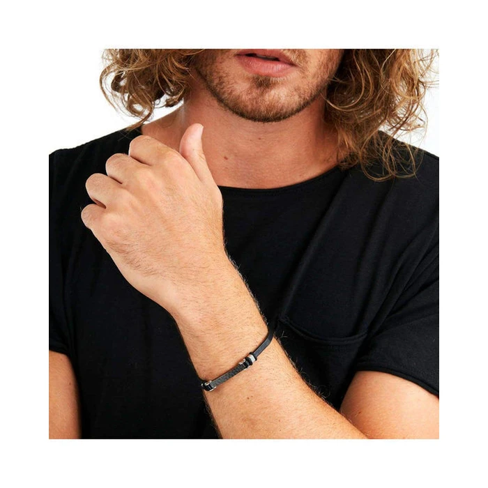 Sector Bandy Ανδρικό Βραχιόλι από Ανοξείδωτο Ατσάλι SZV114