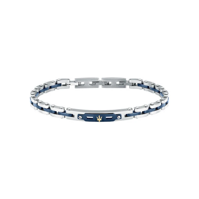 Maserati Ανδρικό Βραχιόλι Ατσάλινο JM424AXU10 - 20cm, Charm 5cm