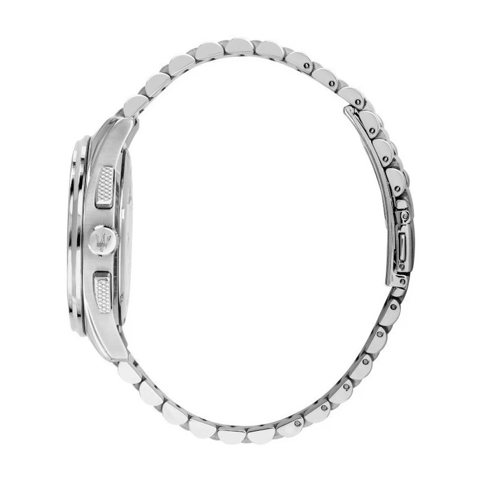 Maserati Ανδρικό Ρολόι 42mm Χρονογράφος Μπαταρίας με Χρυσό Μεταλλικό Μπρασελέ R8873624003