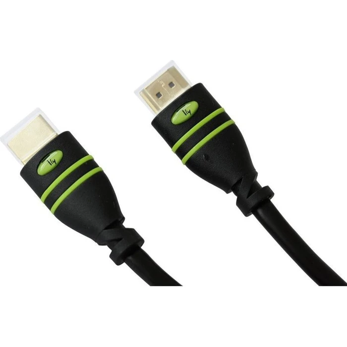 Techly HDMI Cable HDMI male - HDMI male 2 m Black (304475, ICOC-HDMI-4-020)