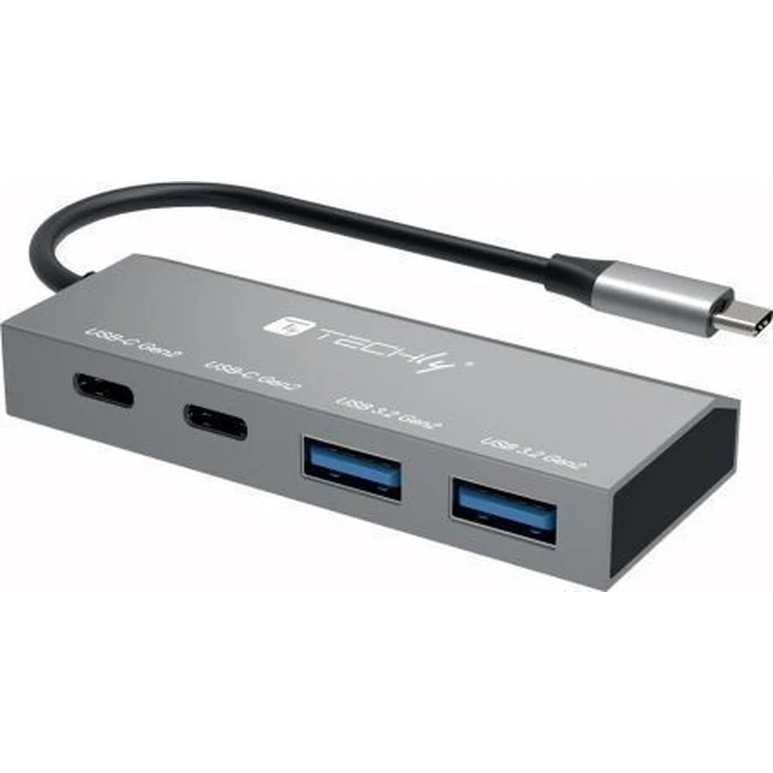Techly Hub USB 3.2 2x USB‑A / 2x USB‑C