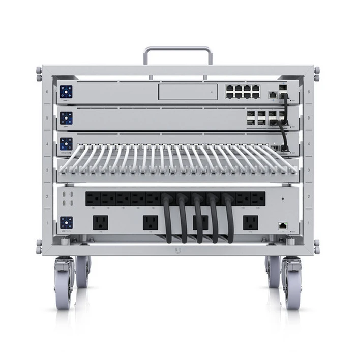 Ubiquiti Επιτοίχια Καμπίνα Rack 6U Γκρι U-RACK-6U-TL