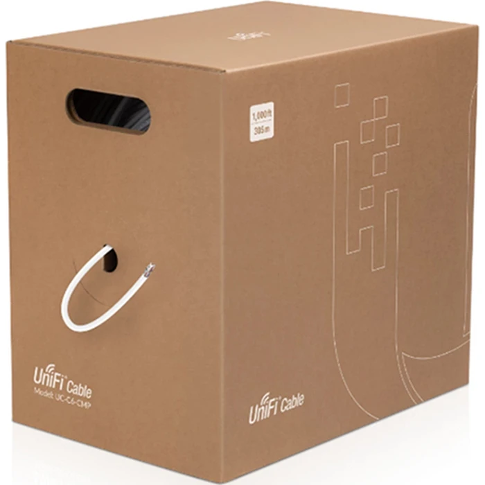Ubiquiti UniFi Καλώδιο Δικτύου UTP Cat6 305 m - Λευκό (UC-C6-CMP)