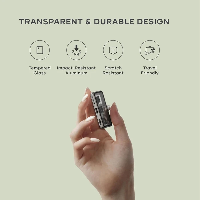 Satechi USB-C PD Mobile XR Hub & MicroSD Card Reader - Space Grey
