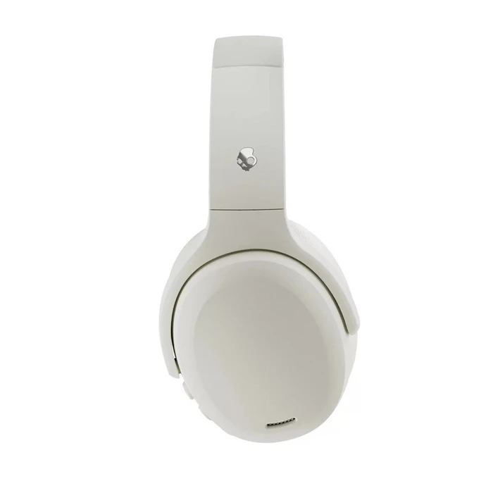 Skullcandy Crusher ANC 2 Bone — Wireless Over‑Ear Headphones, ANC 2.0, Bluetooth 5.2