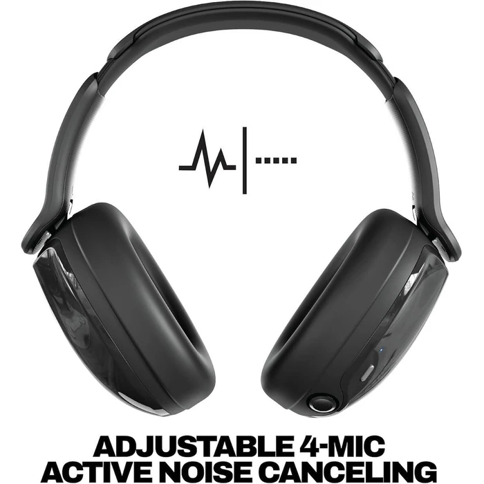 Skullcandy Hesh 540 ANC Wireless Over‑Ear Headphones, Active Noise Cancelling, THX Spatial Audio, Black