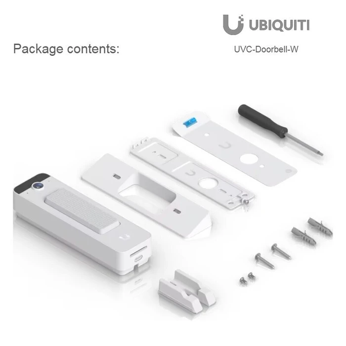 Ubiquiti Doorbell Lite Κουδούνι Πόρτας UVC-Doorbell-Lite-W Λευκό