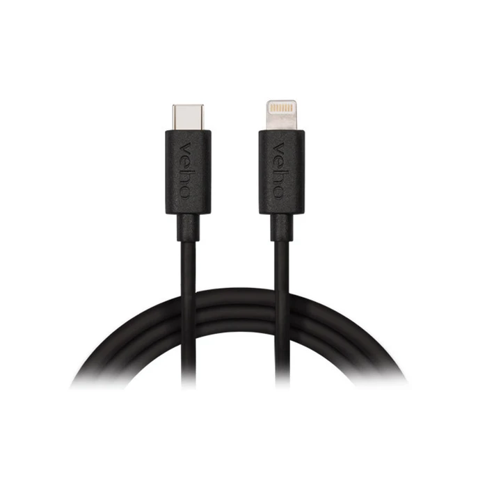 Veho USB-C to Lightning Cable, Black, 1 m (VCL-005-MFI-C-1M)