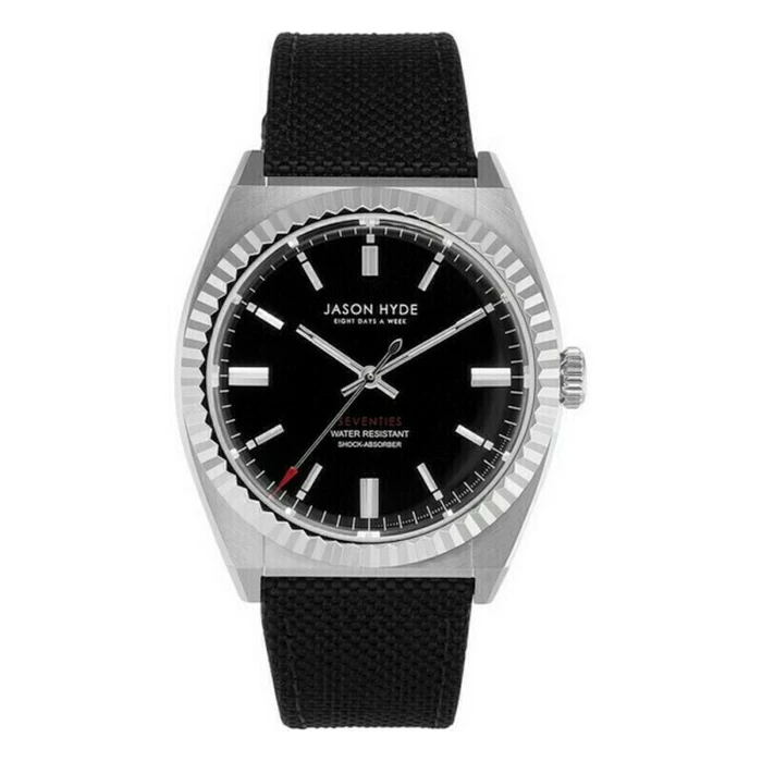 Jason Hyde Men's Watch 40mm Battery Quartz with Black Textile Strap JH10025