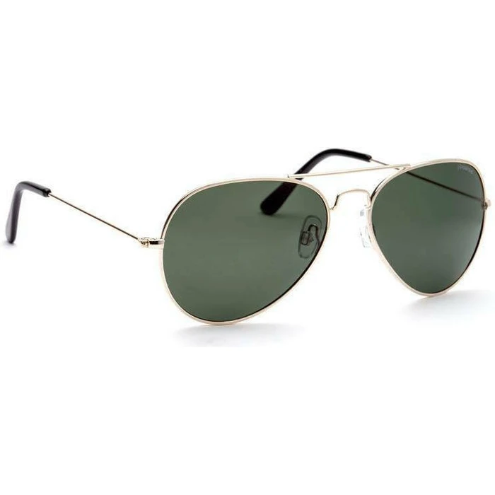 Polaroid Men's Aviator Sunglasses PLD04213W 00U/H8 - Polarized Green Lens, Golden Metal Frame, 58/16/140 mm