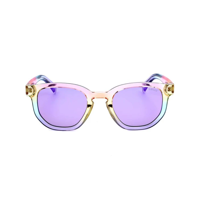Levi's Unisex Sunglasses LV-1022-S-F74 (51/23/145) — Purple frame, Pink lenses