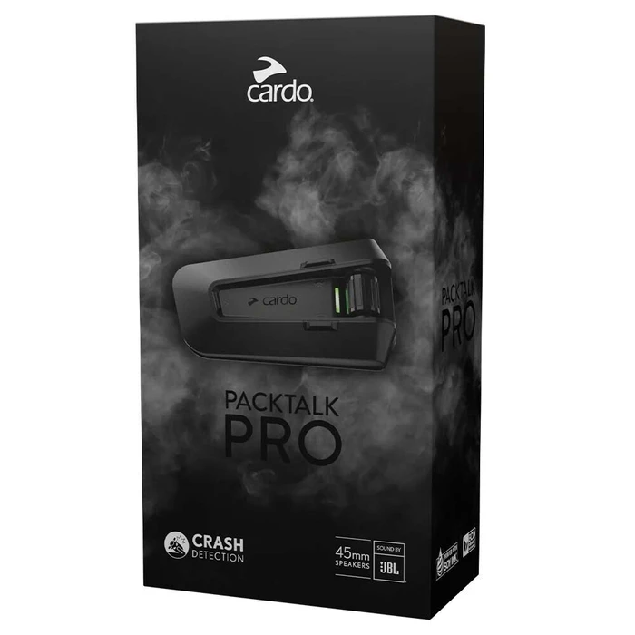 Cardo Packtalk Pro Single Motorcycle Helmet Intercom with Bluetooth PTP00001