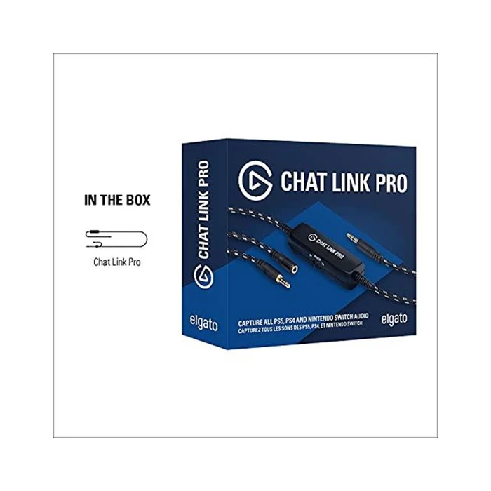 Elgato Chat Link Pro - Προσαρμογέας ήχου για PS5 / PS4 / Nintendo Switch