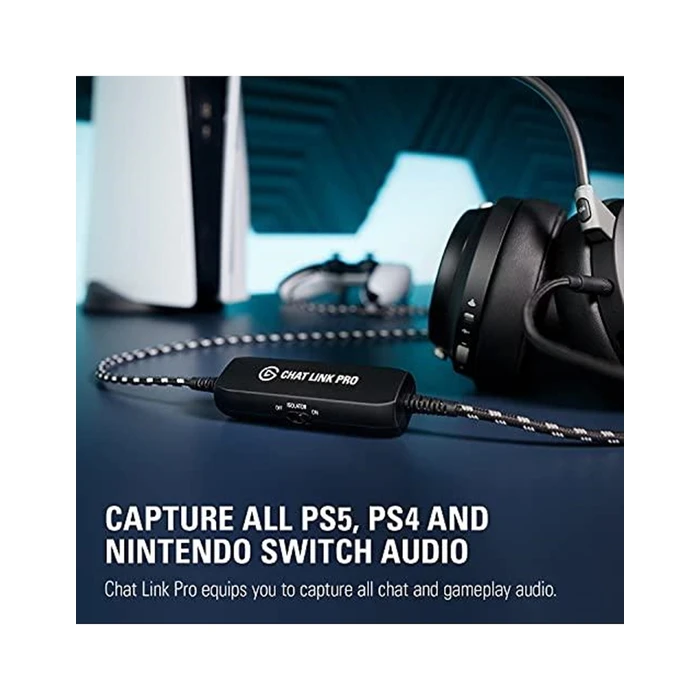 Elgato Chat Link Pro - Προσαρμογέας ήχου για PS5 / PS4 / Nintendo Switch