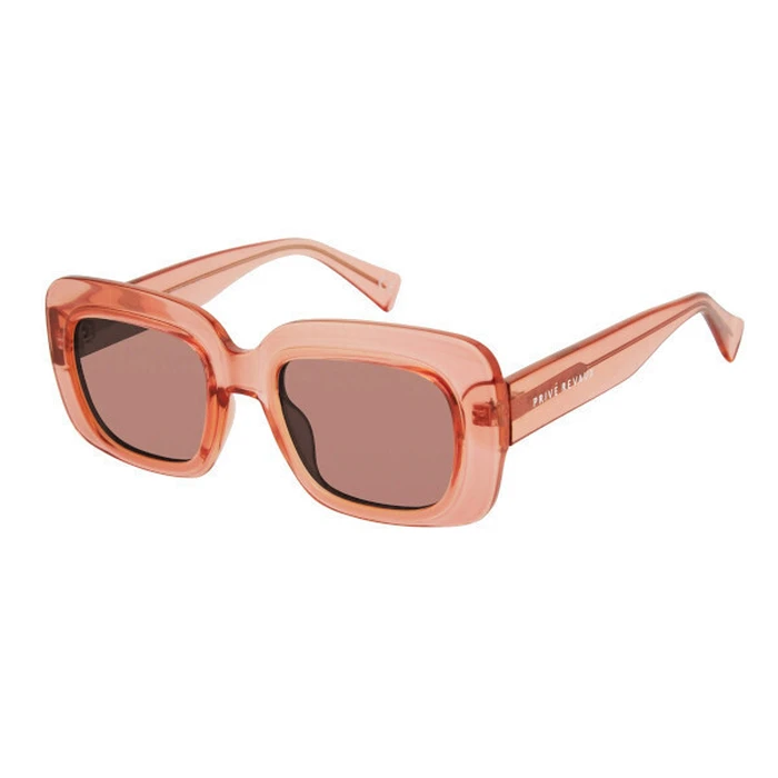 PRIVÉ REVAUX Women Sunglasses PORT MIAMI/S S8R 51/21/145 Pink Polarized Resin Frame