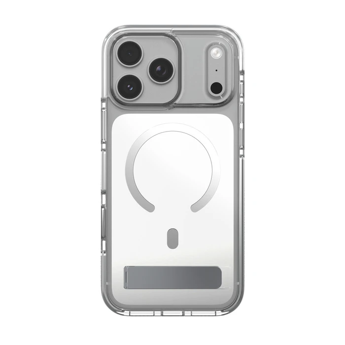 ZAGG Santa Cruz Snap (Μεταλλικό Διάφανο) Θήκη για iPhone 18 Pro / 17 Pro - Ασημί