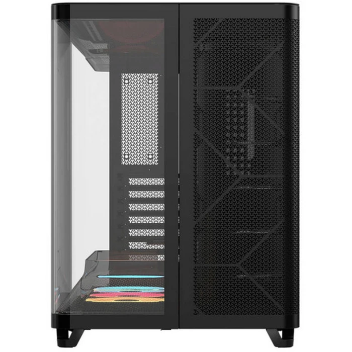 Corsair AIR 5400 LX-R RGB Gaming Midi Tower Κουτί Υπολογιστή με Πλαϊνό Παράθυρο Μαύρο