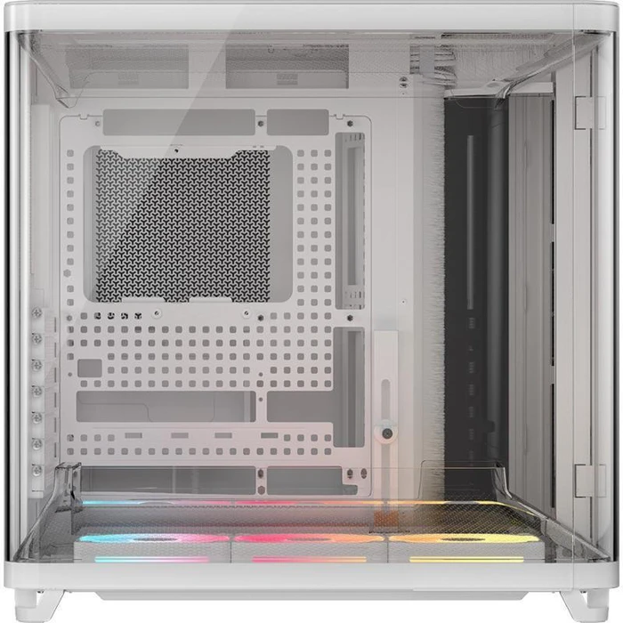 Corsair AIR 5400 LX-R RGB Gaming Midi Tower Κουτί Υπολογιστή με Πλαϊνό Παράθυρο Λευκό
