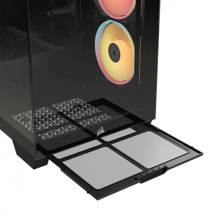 Corsair 3500X LXR Black CC-9011324-WW Midi Tower PC Case (no PSU)