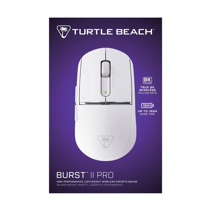 Turtle Beach Ποντίκι Burst II Pro Ασύρματο Λευκό