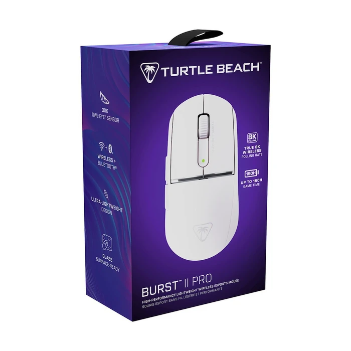 Turtle Beach Ποντίκι Burst II Pro Ασύρματο Λευκό