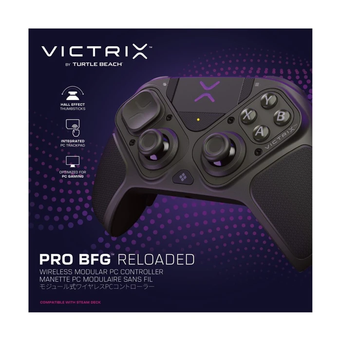 Turtle Beach Ποντίκι Victrix Pro BFG Reloaded Ασύρματο Χειριστήριο Μαύρο