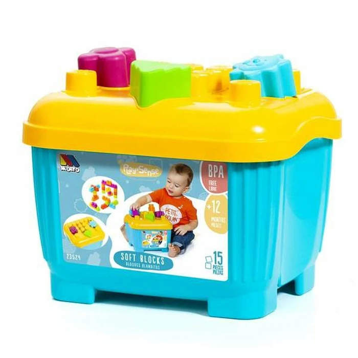 Molt? Blocks και Puzzles Παιχνίδι Κατασκευή 15 Τεμάχια