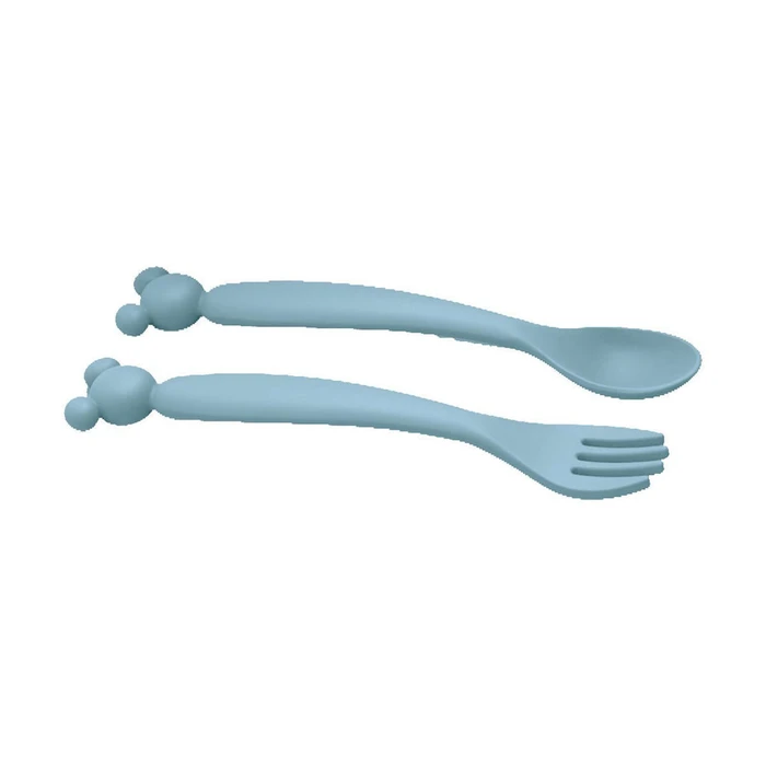 Stor Disney Mickey Mouse Toddler 2 Pcs PP Shaped Cutlery Set